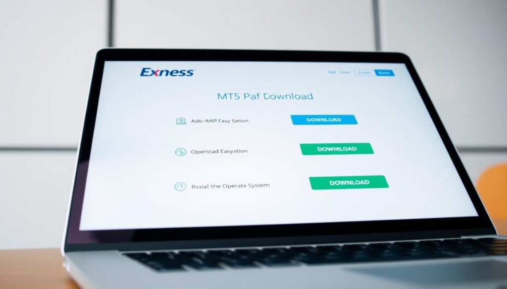 exness mt5 download options
