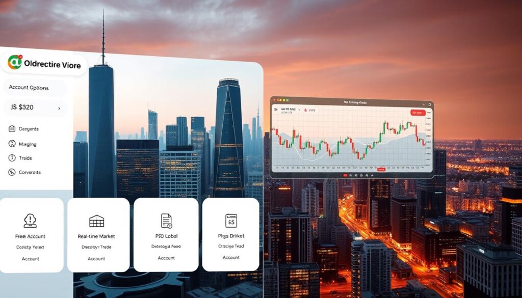 trading platforms and account options