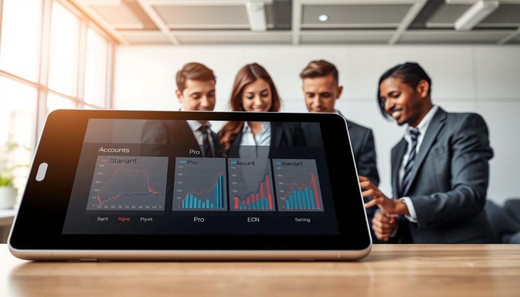 forex account types comparison