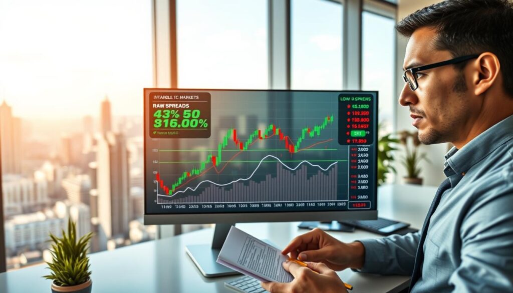 IC Markets tài khoản Raw Spread và spread thấp